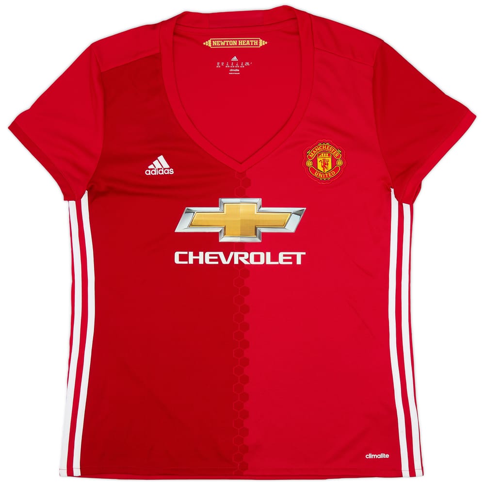2016-17 Manchester United Home Shirt - 9/10 - (Women's XL)