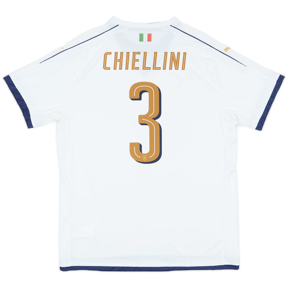 2016-17 Italy Tribute Away Shirt Chiellini #3 - 10/10 - (XL)