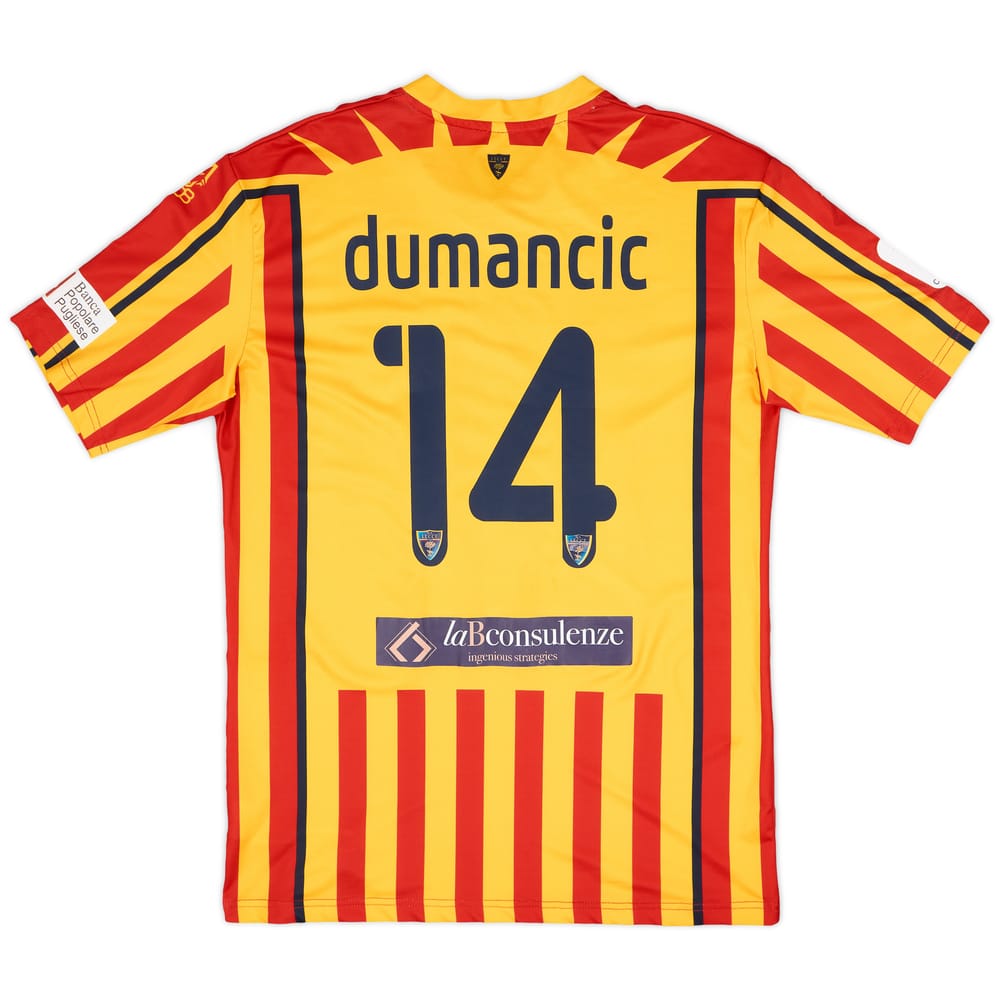 2019-20 Lecce Home Shirt Dumancic #14 - 7/10 - (XL)