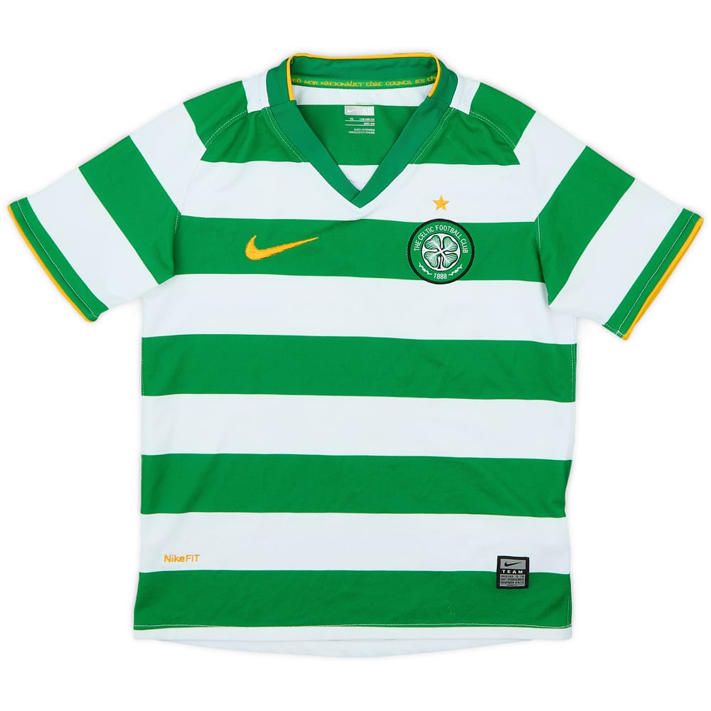 2008-10 Celtic Home Shirt - 7/10 - (XS.Boys)