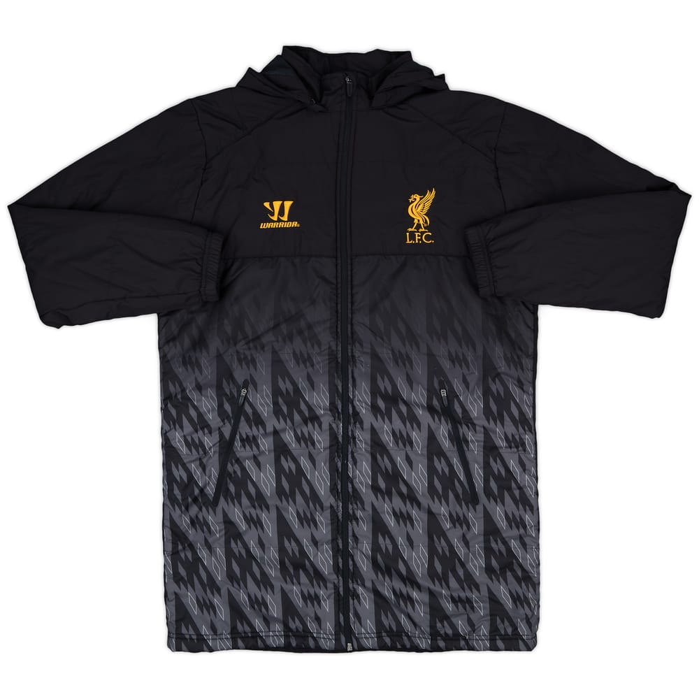 2013-14 Liverpool Warrior Hooded Padded Bench Coat - 6/10 - (M)