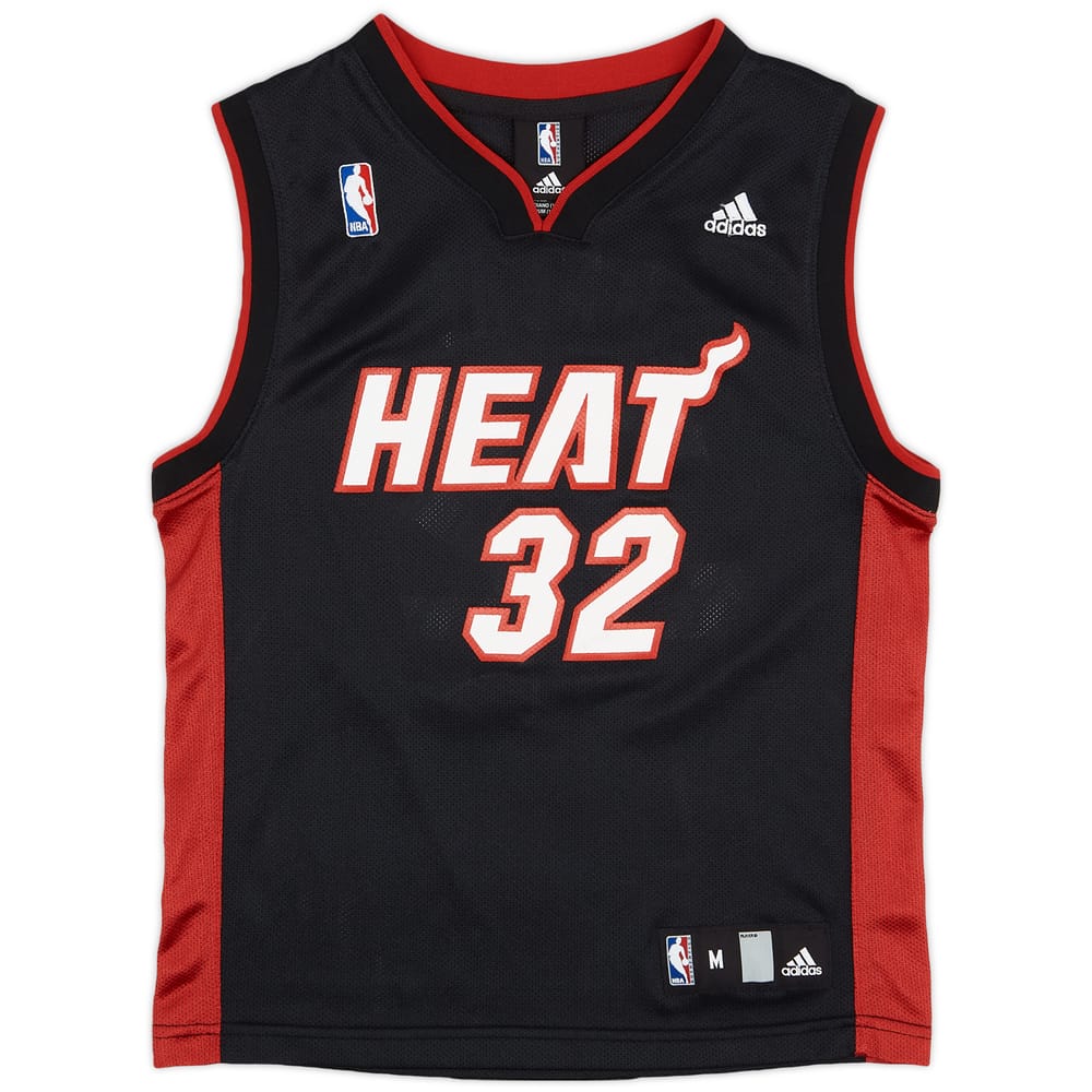 2006-07 Miami Heat O'Neal #32 adidas Away Jersey - 9/10 - (M.Boys)