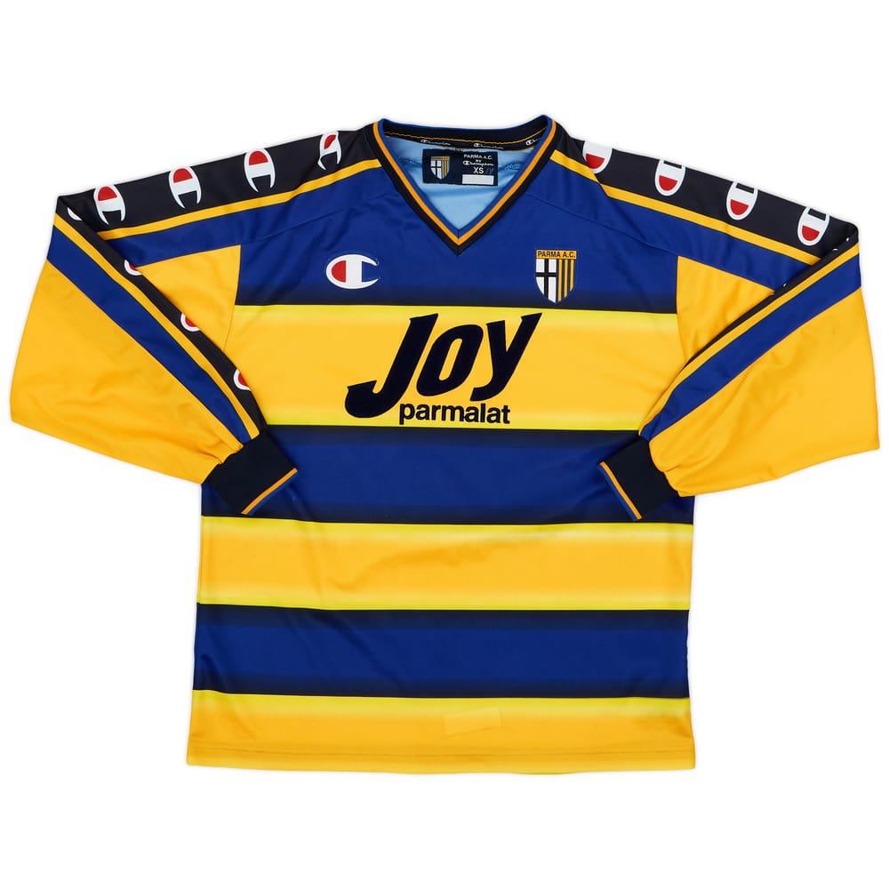 2001-02 Parma Home L/S Shirt #4 - 7/10 - (XS)