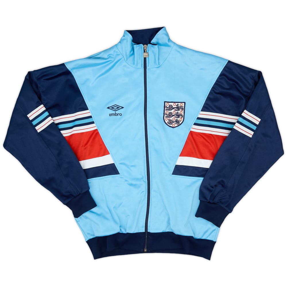 1987-90 England Umbro Track Jacket - 8/10 - (M)