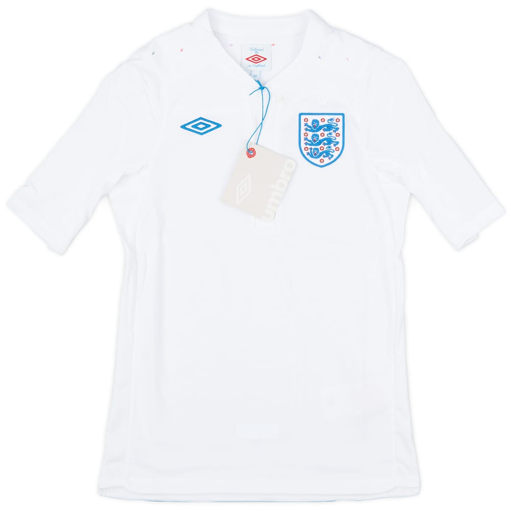 2010-11 England Home Shirt (M.Boys)