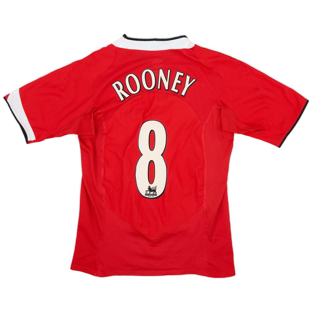 2004-06 Manchester United Home Shirt Rooney #8 - 8/10 - (S)