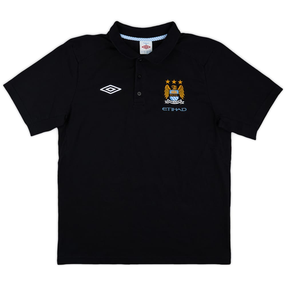 2011-12 Manchester City Umbro Polo Shirt - 9/10 - (L)