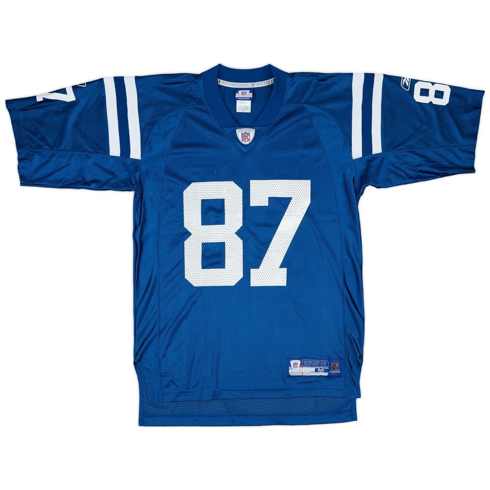 2005-06 Indianapolis Colts Wayne #87 Reebok On Field Home Jersey - 9/10 - (M)