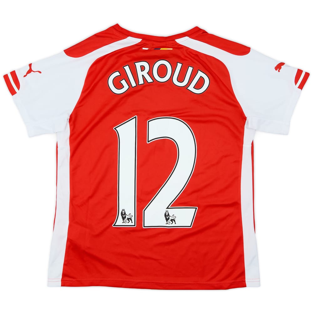 2014-15 Arsenal Home Shirt Giroud #12 - 9/10 - (Women's M)