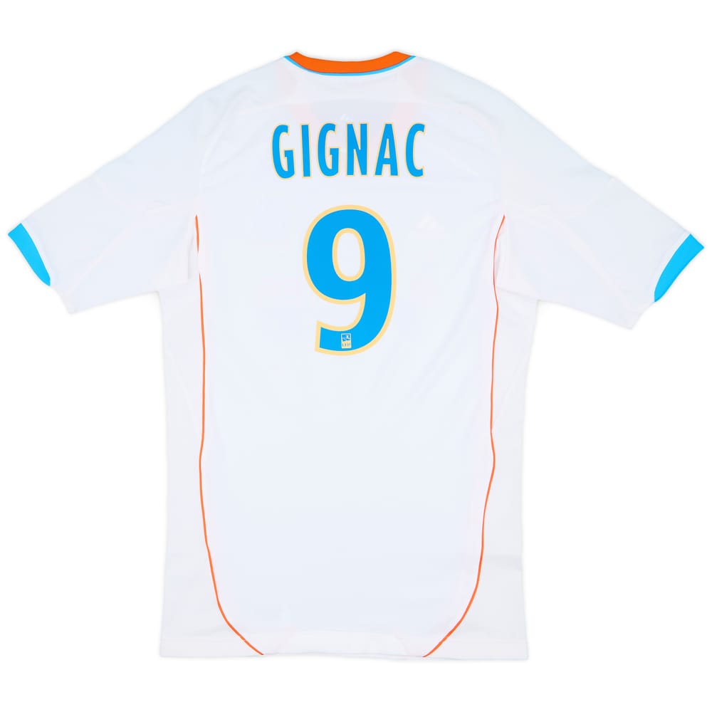 2012-13 Olympique Marseille Player Issue TechFit Home Shirt Gignac #9 (XL)