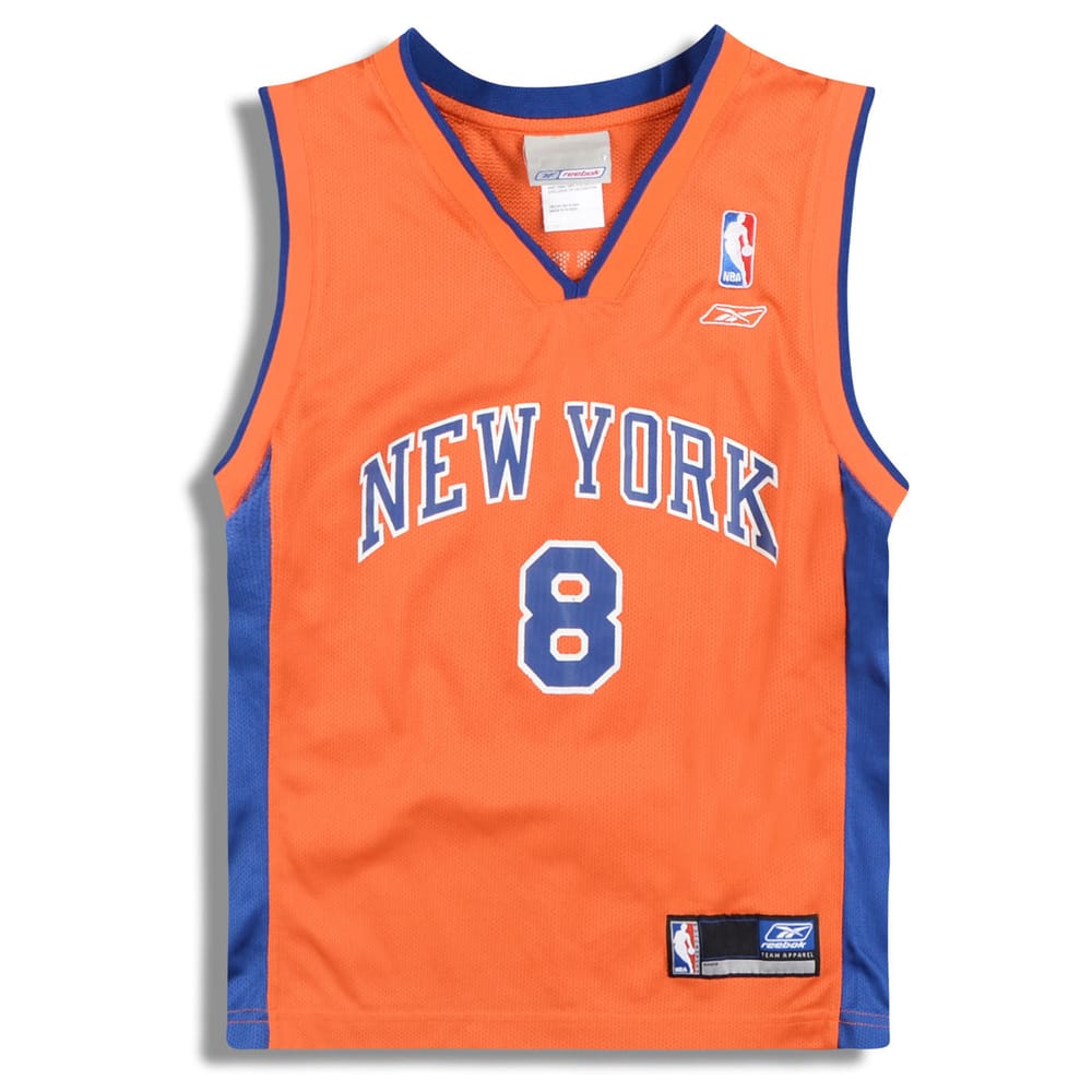 2002-03 New York Knicks Sprewell #8 Reebok Jersey (Alternate) Y