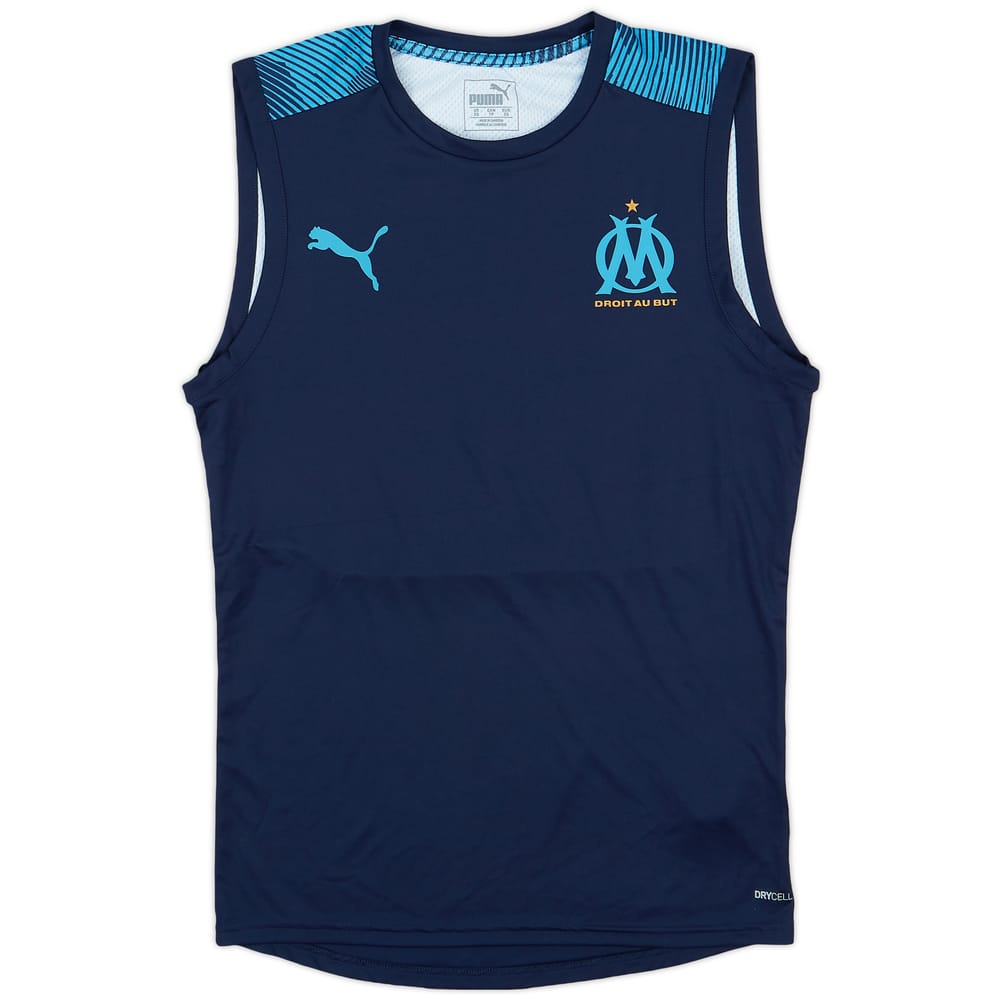 2018-19 Olympique Marseille Puma Training Vest - 8/10 - (XS)
