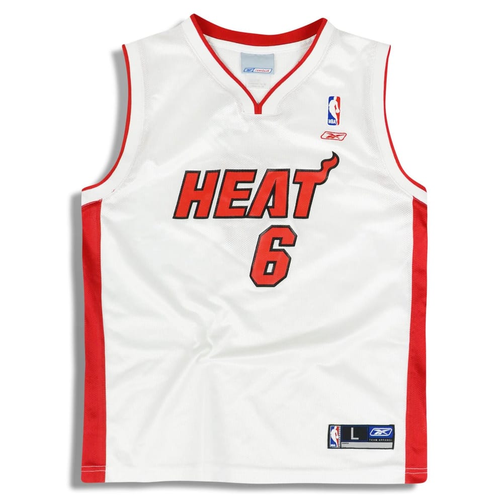 2002-05 Miami Heat Jones #6 Reebok Jersey (Home) Y