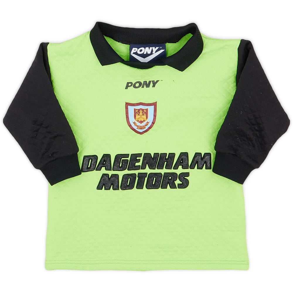 1995-96 West Ham GK Shirt - 8/10 - (2-3 Years)