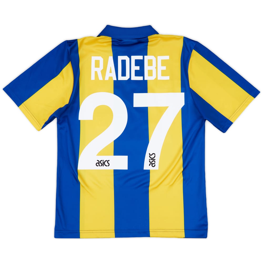 1993-95 Leeds United Away Shirt Radebe #27 - 7/10 - (S)