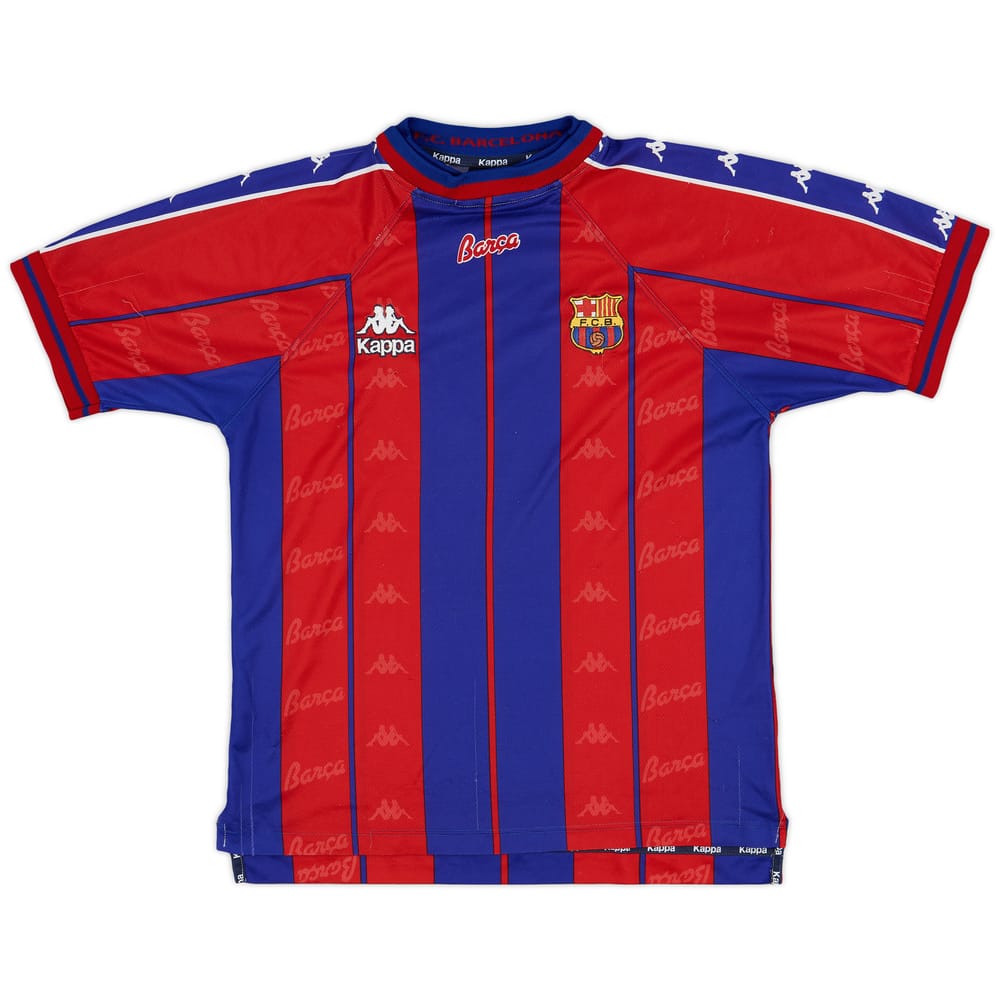 1997-98 Barcelona Home Shirt - 6/10 - (S)