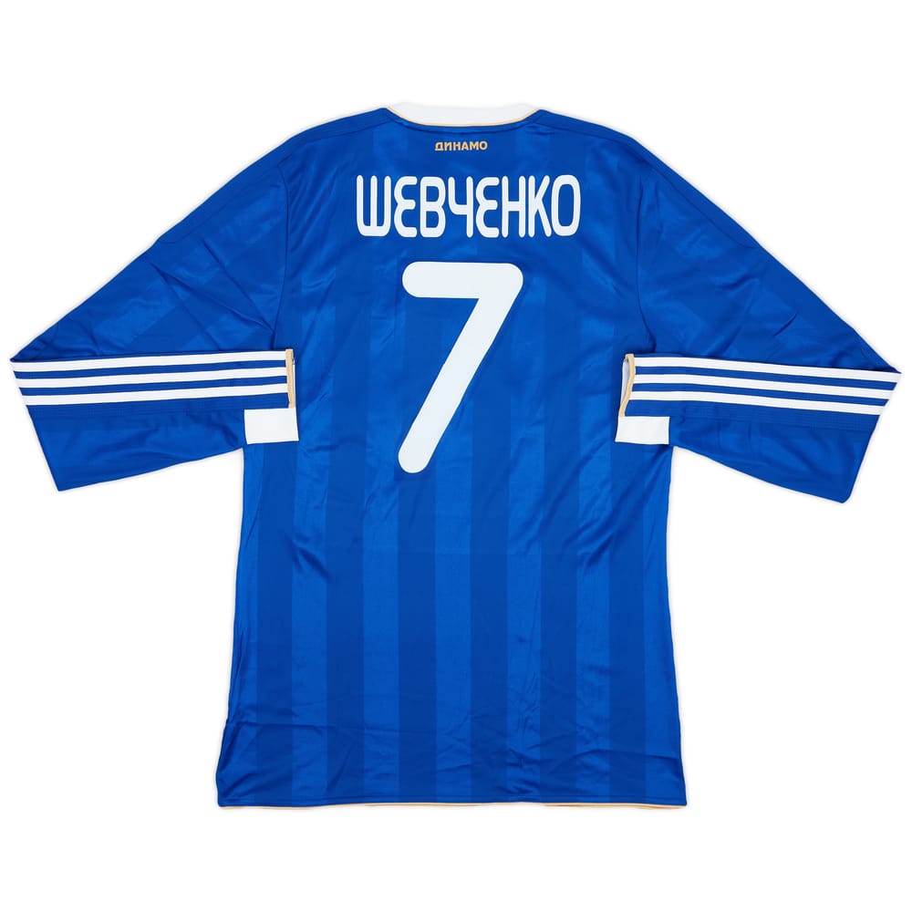 2012-13 Dynamo Kyiv Domestic Player Issue Away L/S Shirt Shevchenko #7 (L)