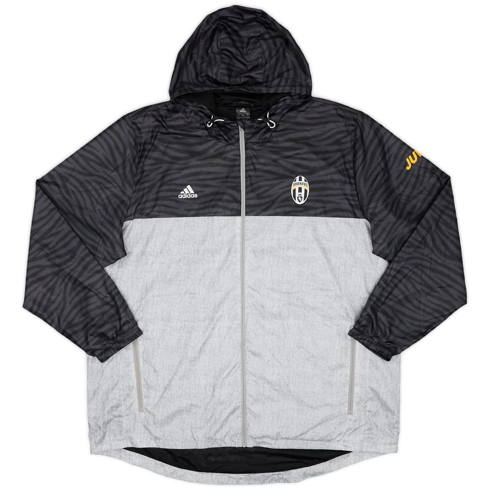 2016-17 Juventus adidas Hooded Rain Jacket - 8/10 - (XXL)