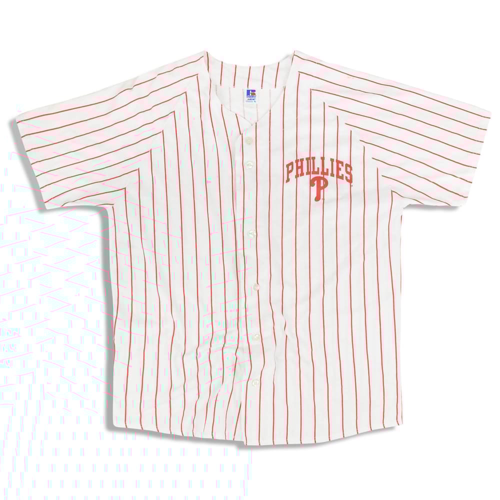 2000s Philadelphia Phillies Russell Athletic Jersey Tee (Home) XL