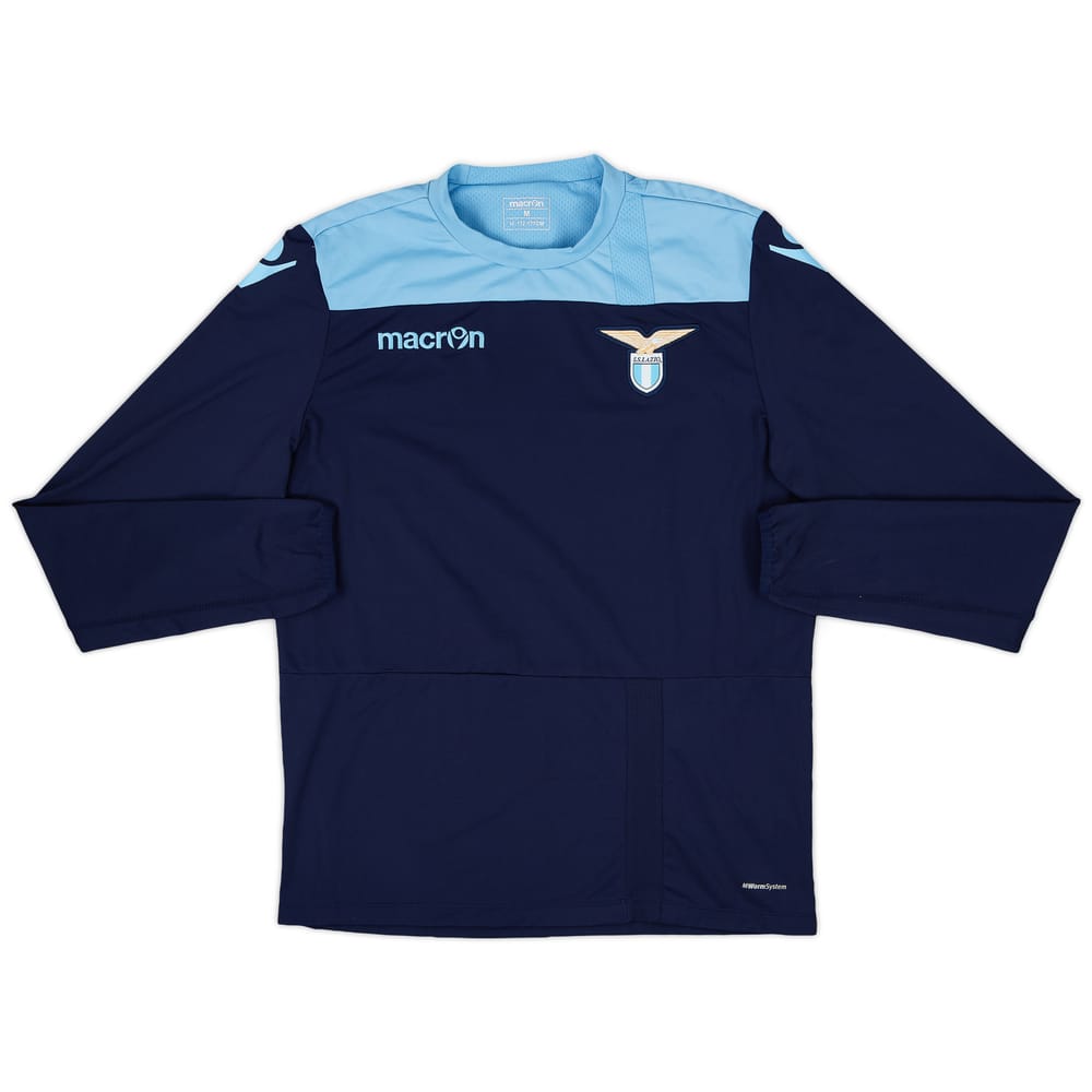 2016-17 Lazio Macron 1/4 Zip Training Top - 10/10 - (M)