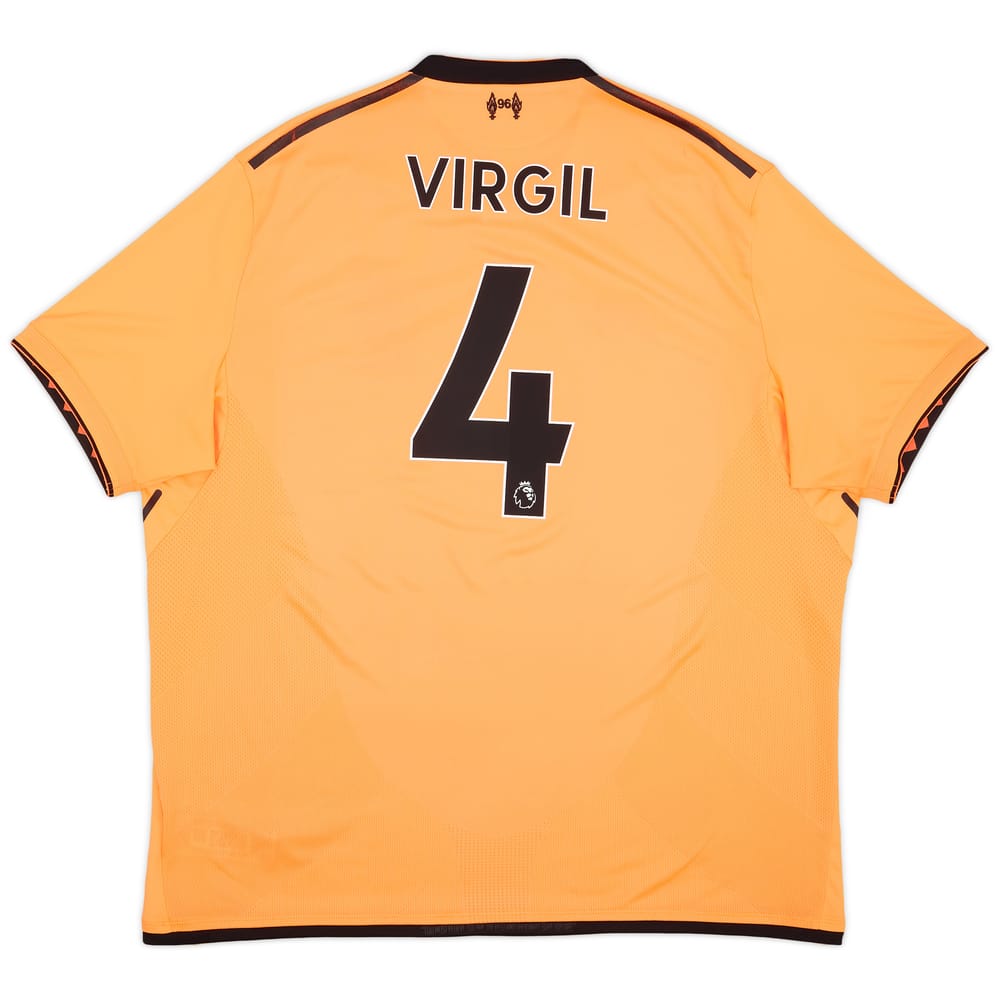2017-18 Liverpool 125 Years Third Shirt Virgil #4 - 8/10 - (XXL)