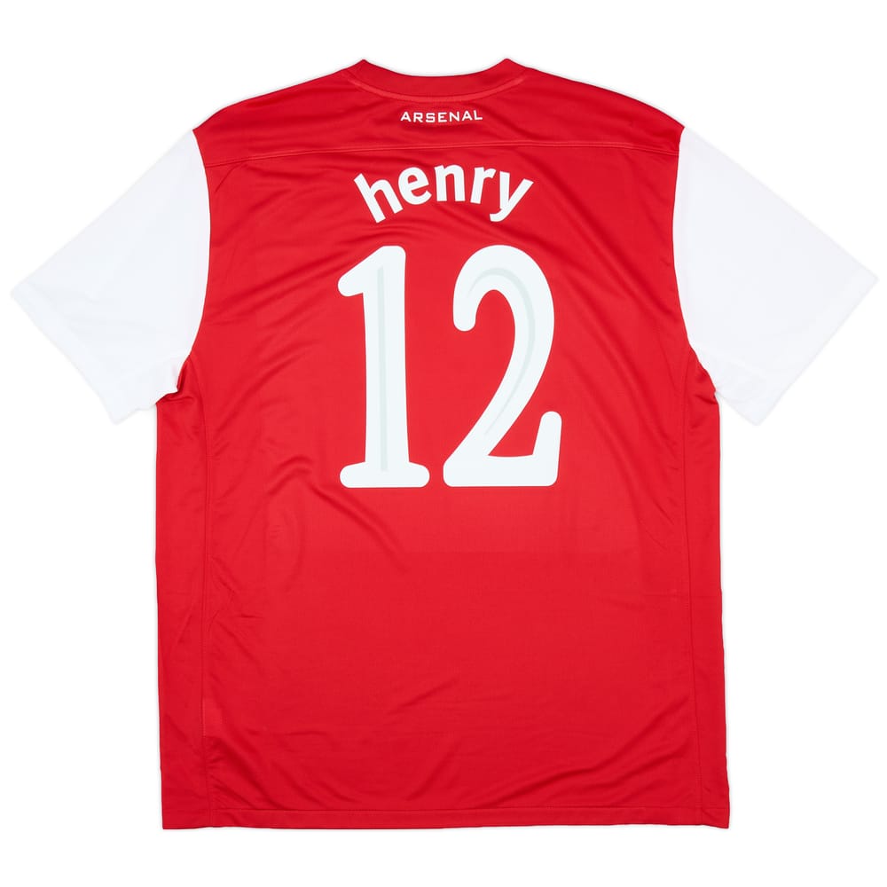 2011-12 Arsenal Home Shirt Henry #12 - 9/10 - (XL)