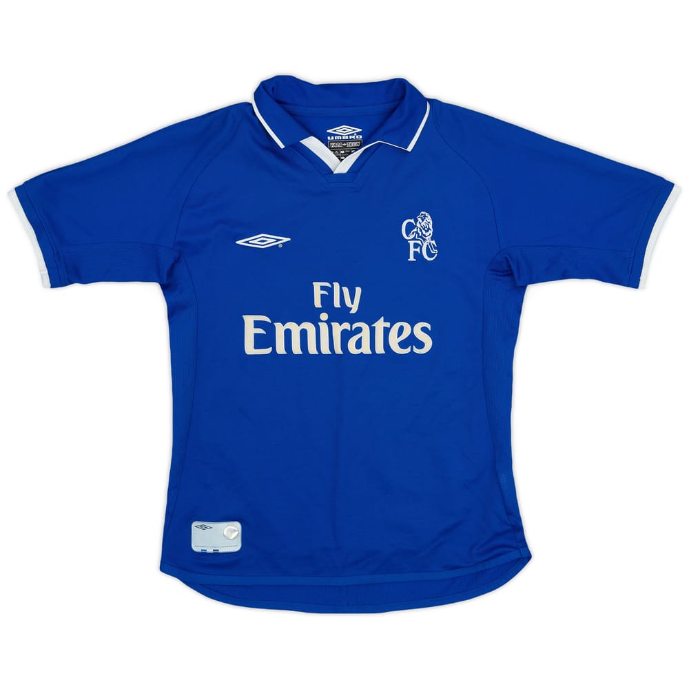 2001-03 Chelsea Home Shirt - 8/10 - (S.Boys)