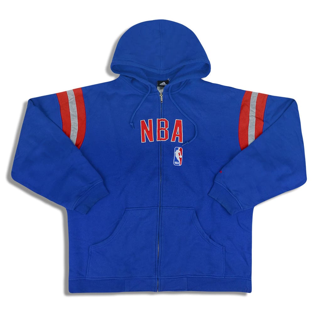2000s NBA adidas Hooded Sweat Top L