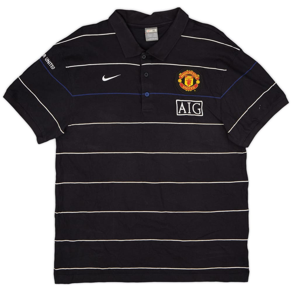 2008-09 Manchester United Nike Polo Shirt - 9/10 - (XL)