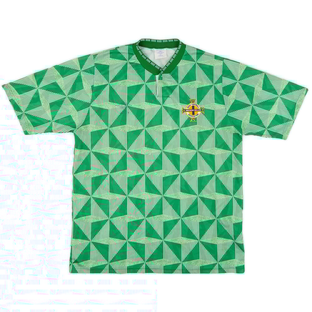 1990-92 Northern Ireland Home Shirt - 4/10 - (L)