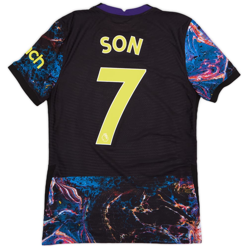 2021-22 Tottenham Authentic Away Shirt Son #7 - 10/10 - (S)