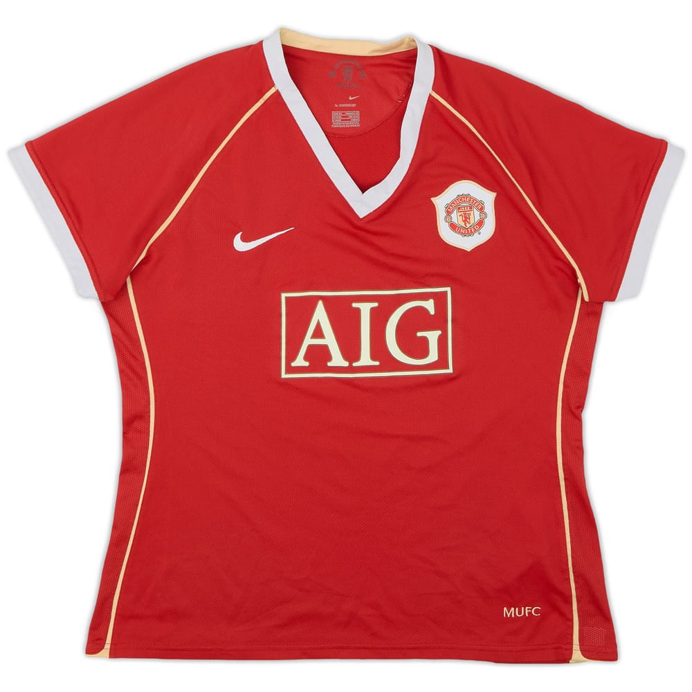 2006-07 Manchester United Home Shirt - 8/10 - (Women's XL)