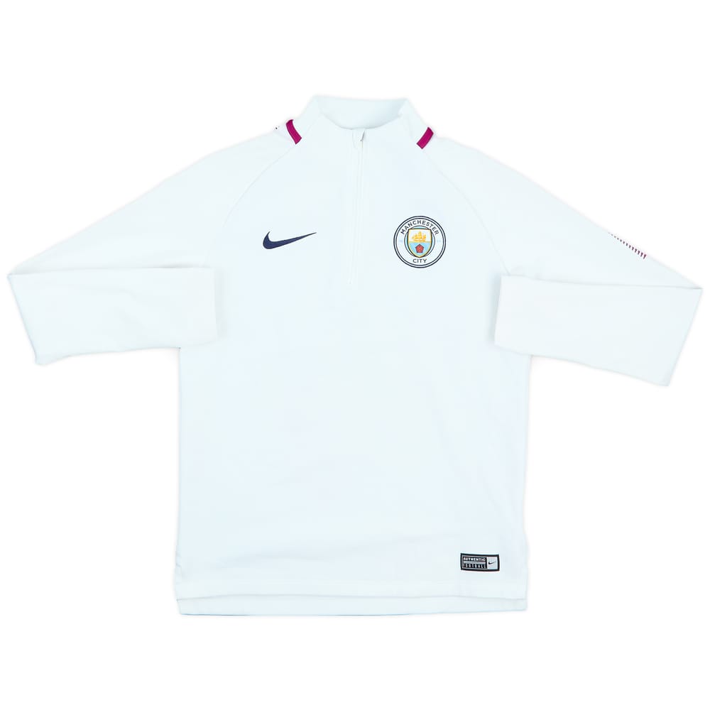 2018-19 Manchester City Nike 1/4 Zip Training Top - 9/10 - (M.Boys)