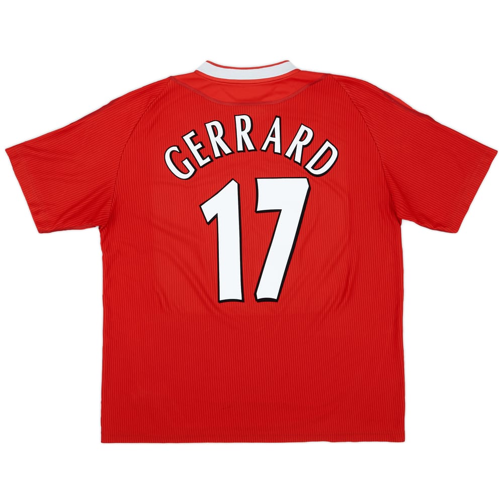 2002-04 Liverpool Home Shirt Gerrard #17 - 5/10 - (L)