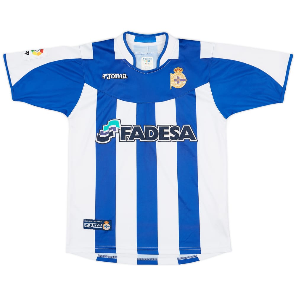 2003-04 Deportivo de La Coruna Home Shirt - 6/10 - (M.Boys)