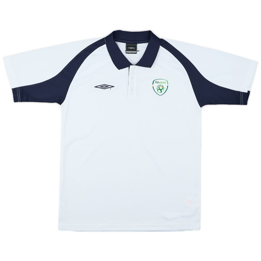 2007-08 Ireland Umbro 1/4 Zip Polo Shirt - 8/10 - (M)