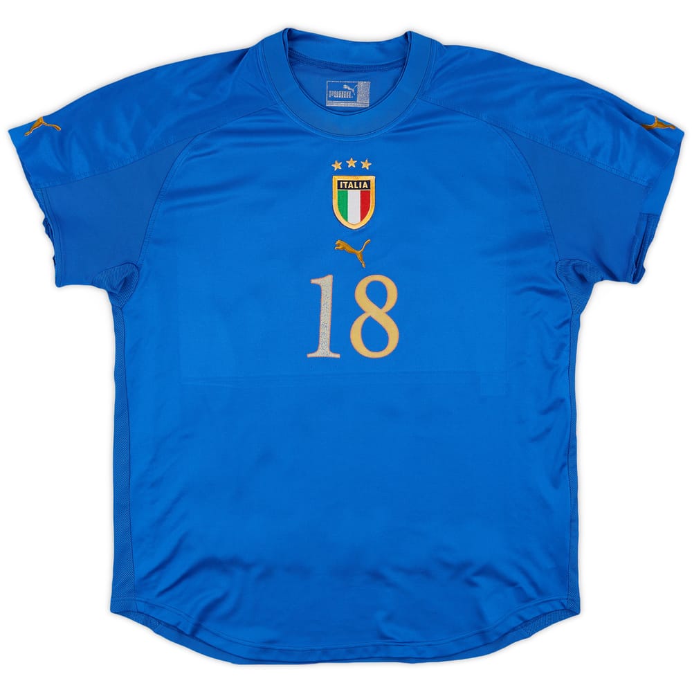 2004-06 Italy Home Shirt #18 - 5/10 - (L)