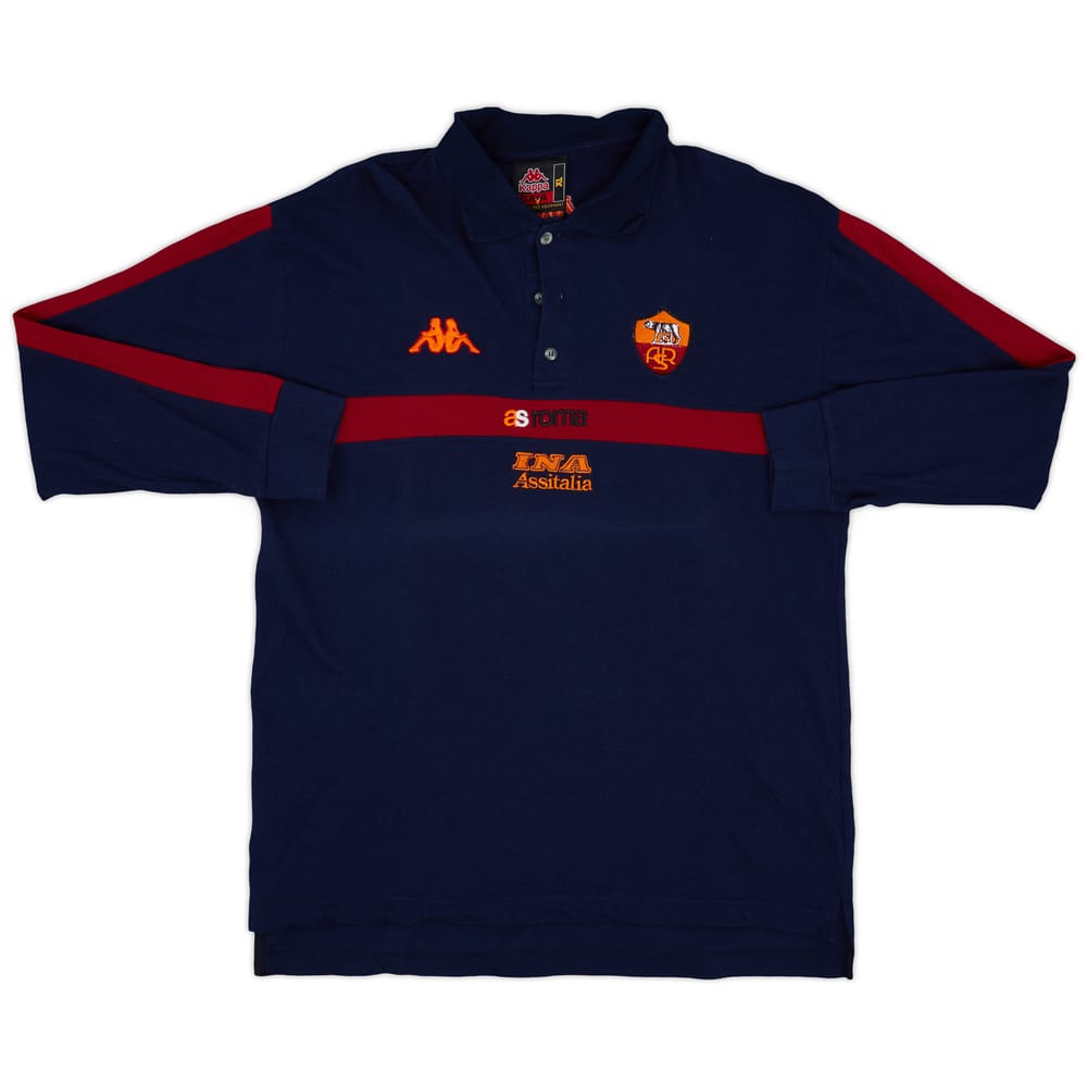 2001-02 Roma Kappa Training L/S Shirt - 9/10 - (XL)