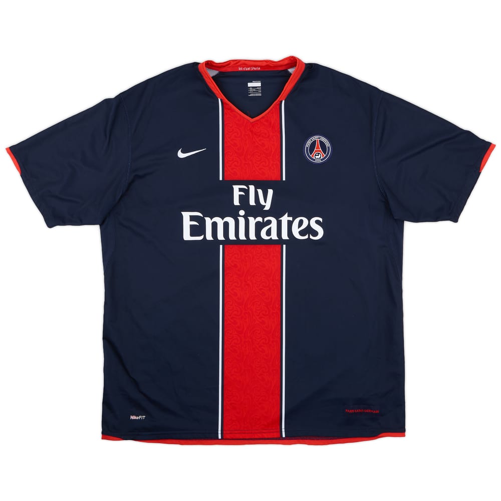 2007-08 Paris Saint-Germain Home Shirt - 9/10 - (XXL)