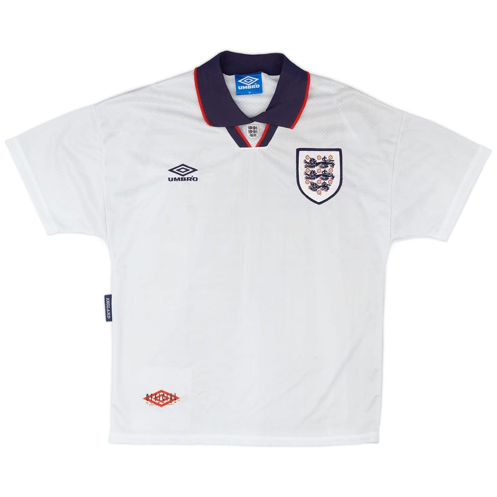 1993-95 England Home Shirt - 4/10 - (M)