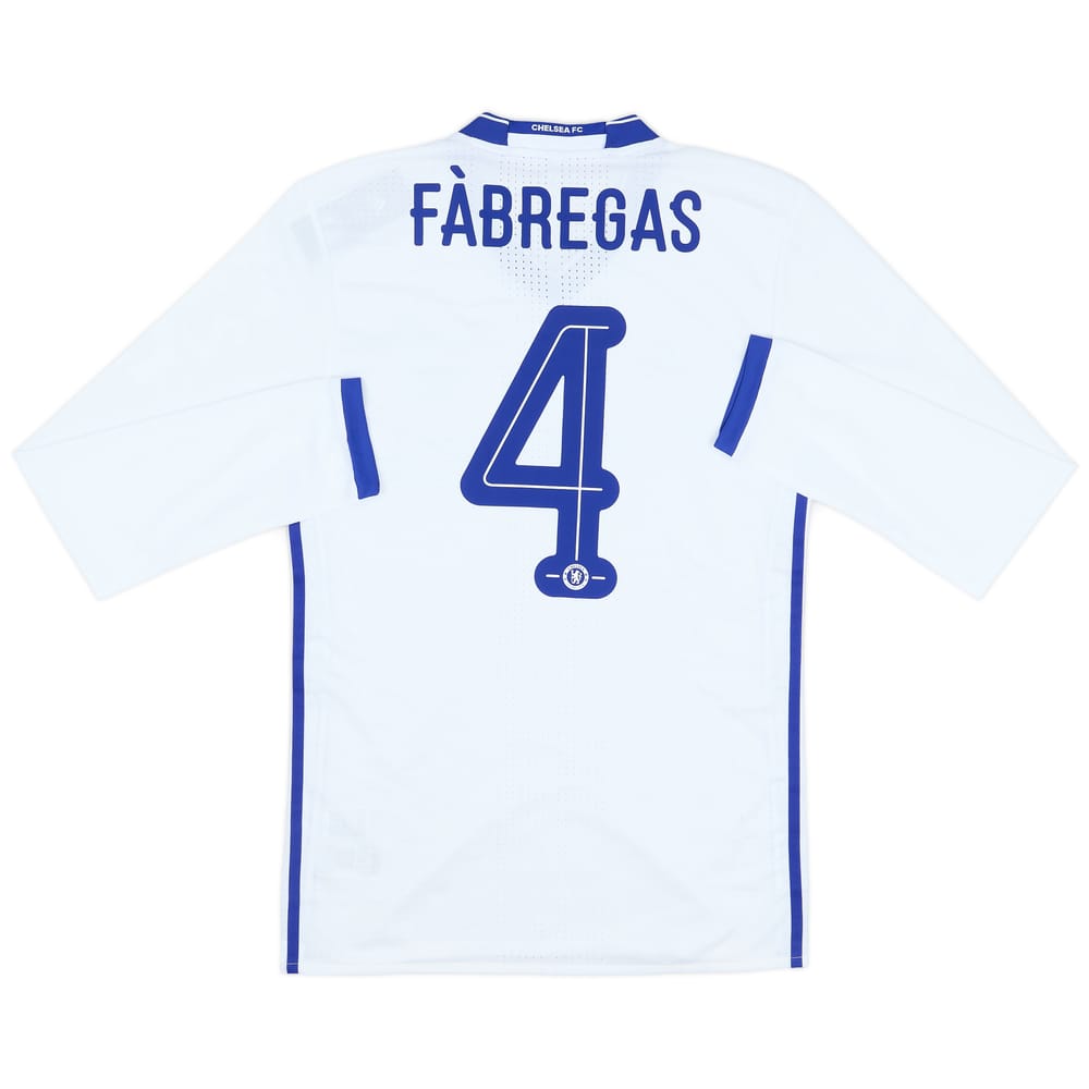 2016-17 Chelsea Player Issue Third L/S Shirt Fabregas #4 (M)