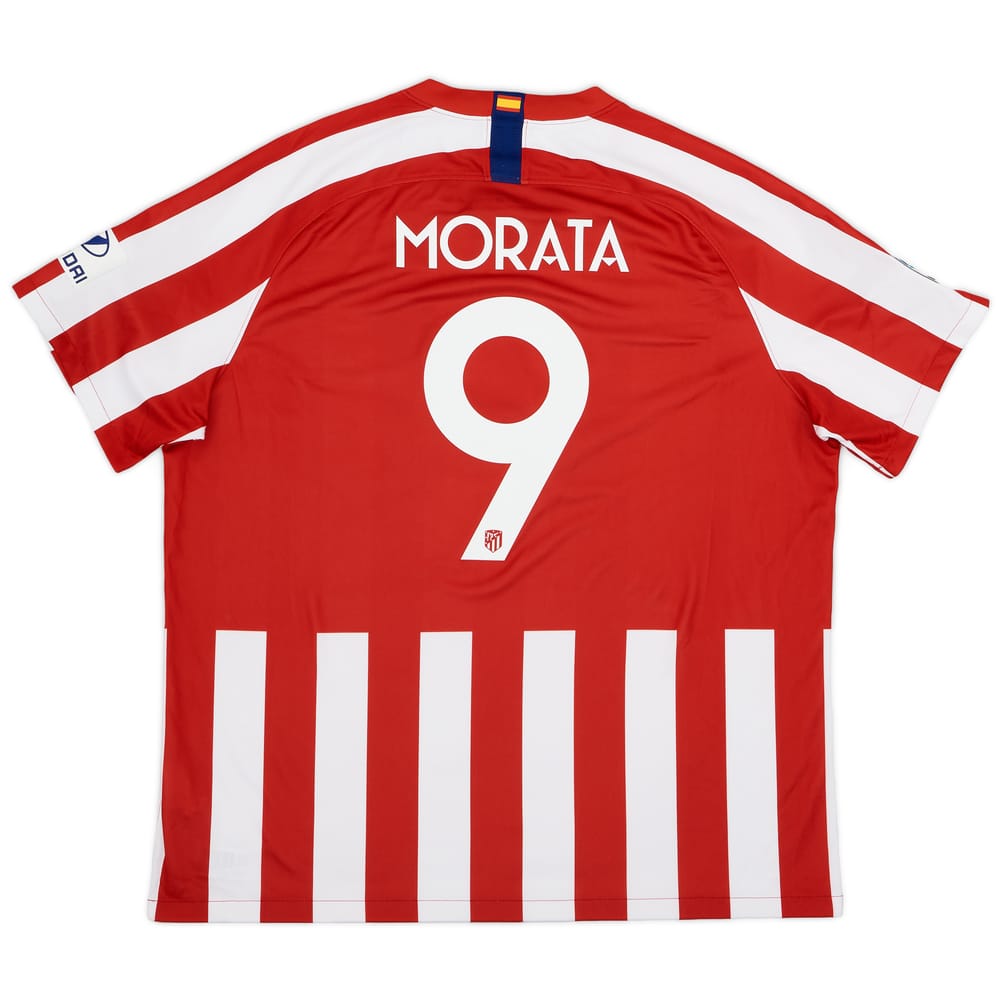 2019-20 Atletico Madrid Home Shirt Morata #9 - 8/10 - (XXL)