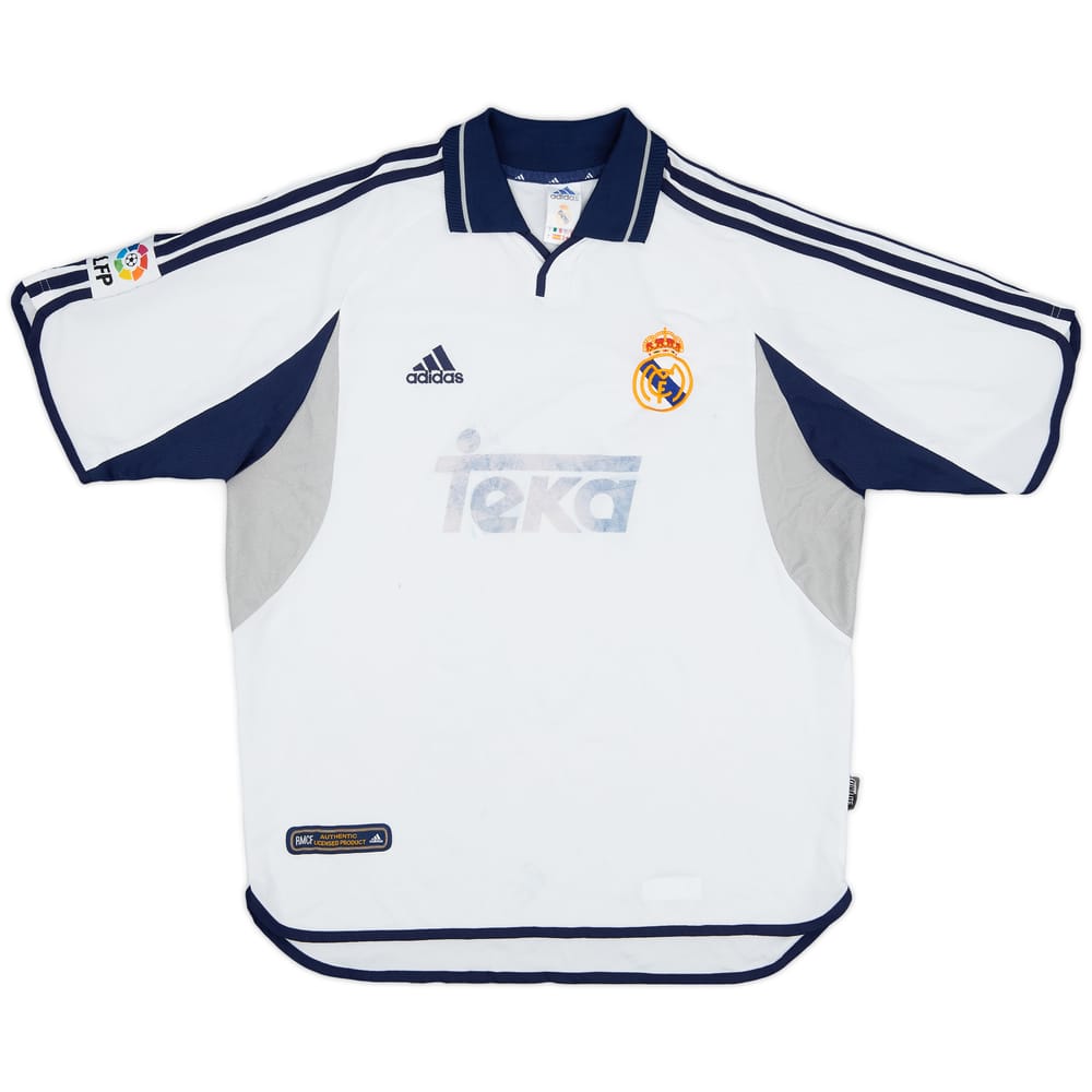 2000-01 Real Madrid Home Shirt - 4/10 - (L)