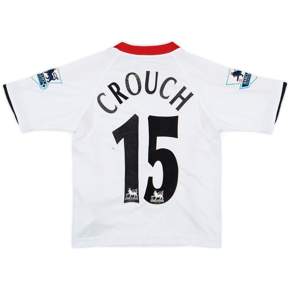 2005-06 Liverpool Away Shirt Crouch #15 - 7/10 - (S.Boys)