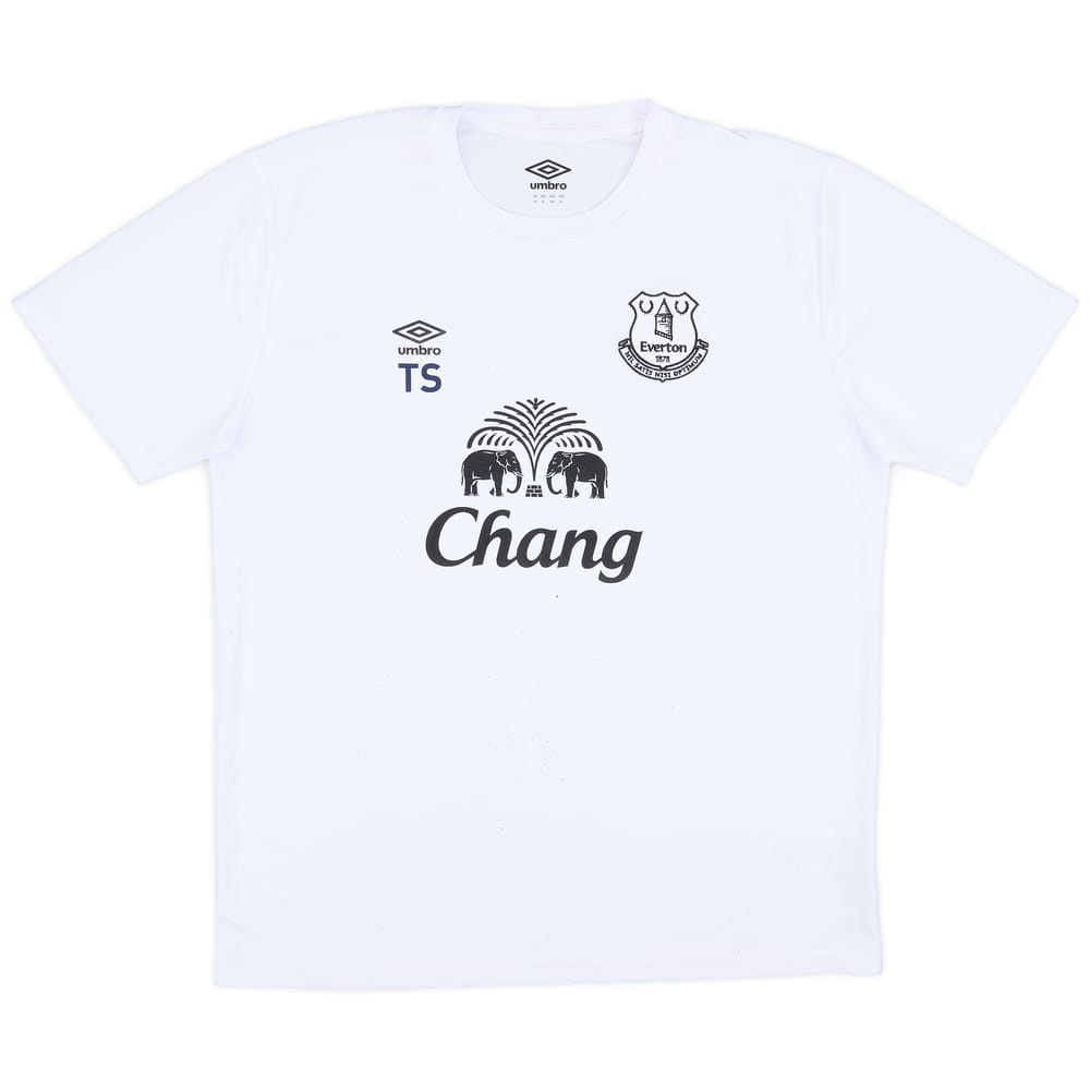 2014-15 Everton Umbro Staff Issue Training Shirt 'TS' - 9/10 - (XL)