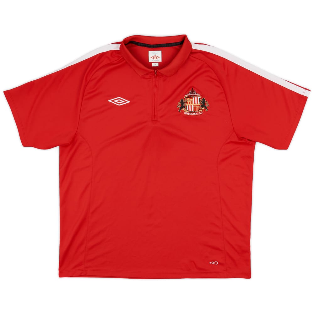 2010-11 Sunderland Umbro 1/4 Zip Polo Shirt - 9/10 - (XL)