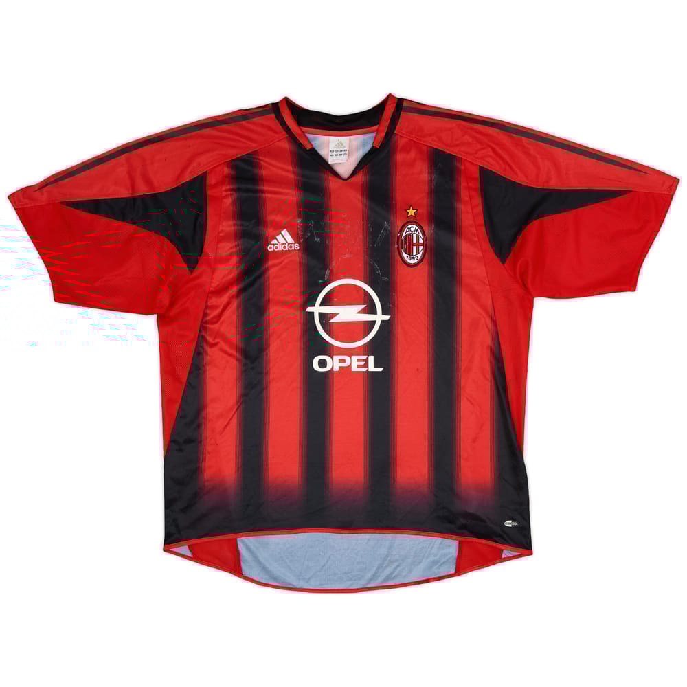 2004-05 AC Milan Home Shirt - 4/10 - (XL)