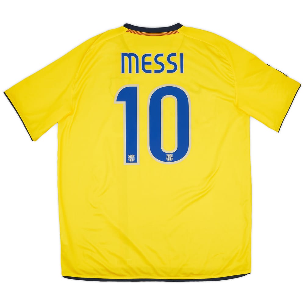 2008-10 Barcelona Away Shirt Messi #10 - 9/10 - (XL)