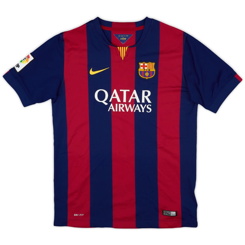 2014-15 Barcelona Home Shirt - 10/10 - (XL.Boys)