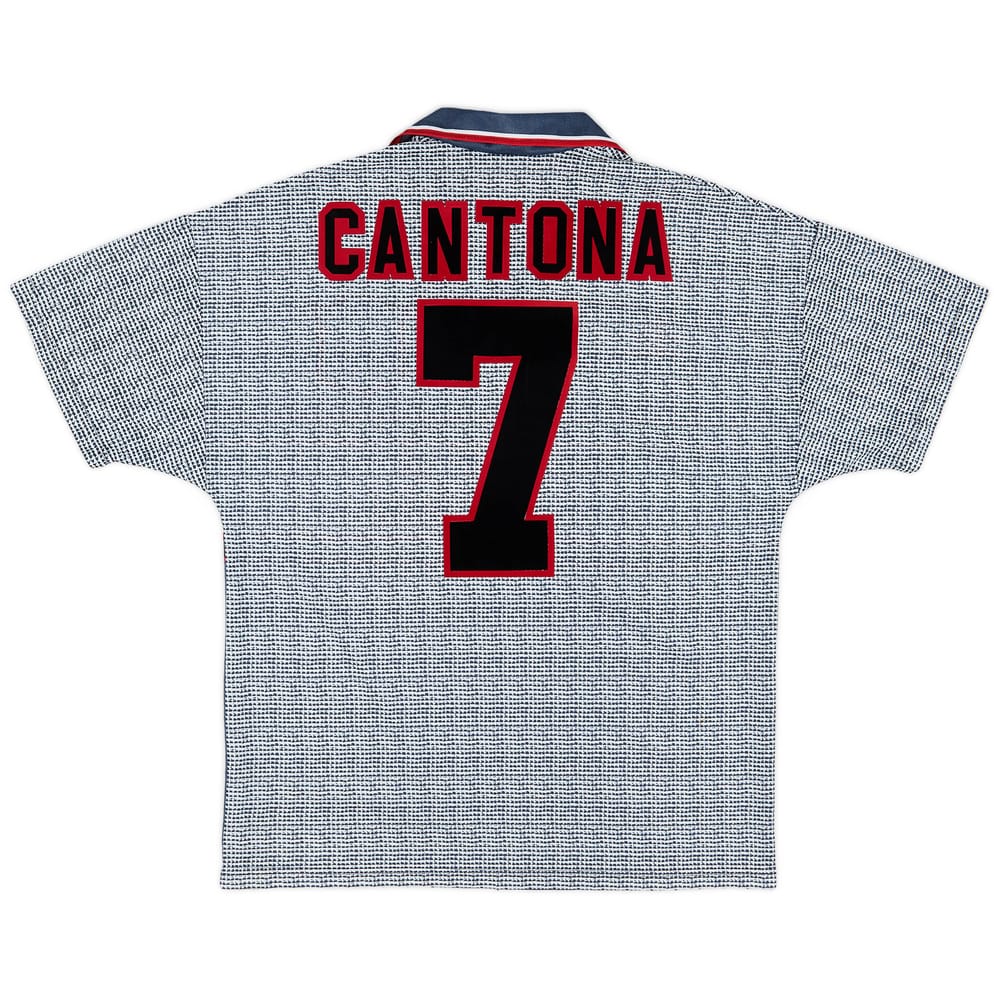 1995-96 Manchester United Away Shirt Cantona #7 - 8/10 - (M)